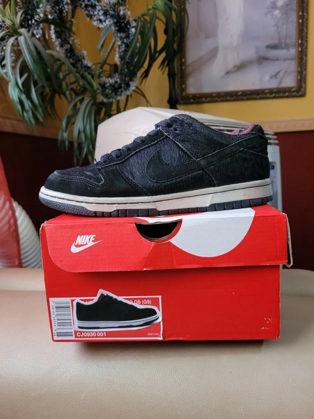 Nike Dunk Low 2007 Horse Pack Womens Size 6 Black Shoes